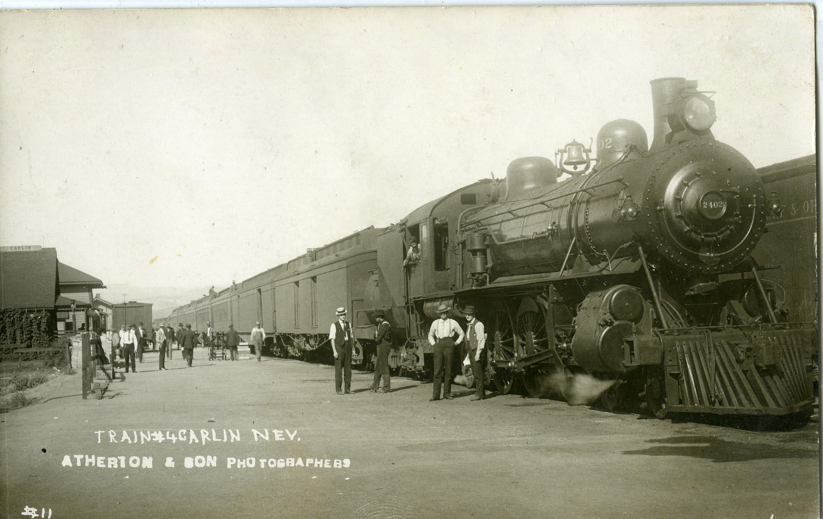 Train at Carlin circa 1910